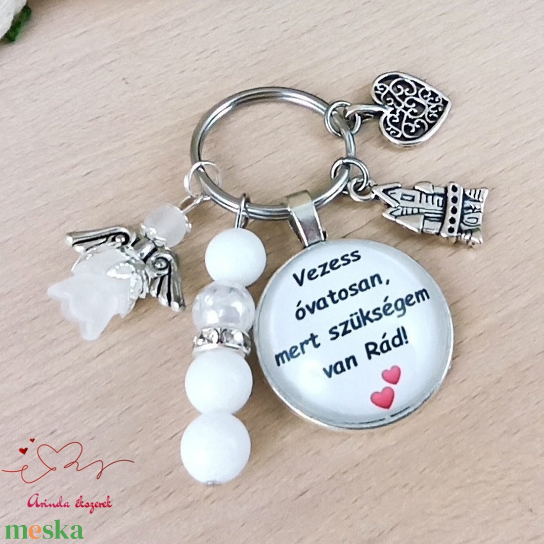 Vezess óvatosan, mert szükségem van Rád! autós kulcstartó � ajándék sofőröknek - táska & tok - kulcstartó & táskadísz - kulcstartó - Meska.hu