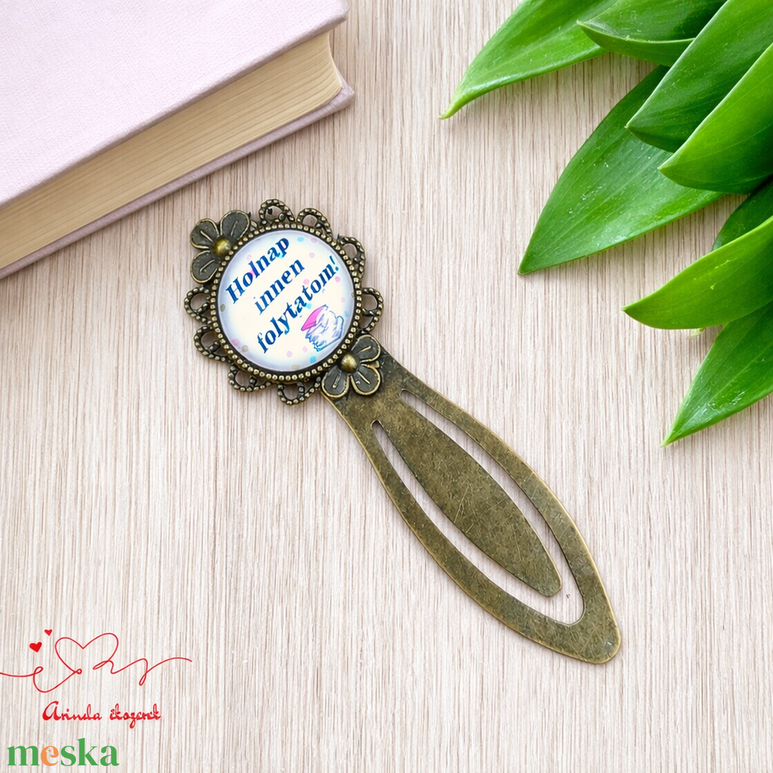 Holnap innen folytatom! üveglencsés könyvjelző � vicces ajándék könyvmolyoknak - könyv & zene - könyvjelző - Meska.hu