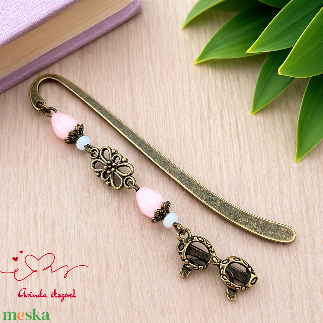 Szemüveges könyvjelző � stílusos olvasóknak, kézműves ajándék - könyv & zene - könyvjelző - Meska.hu