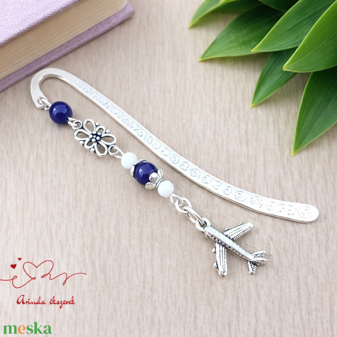 Repülős könyvjelző � utazáskedvelőknek, kézműves ajándék - könyv & zene - könyvjelző - Meska.hu