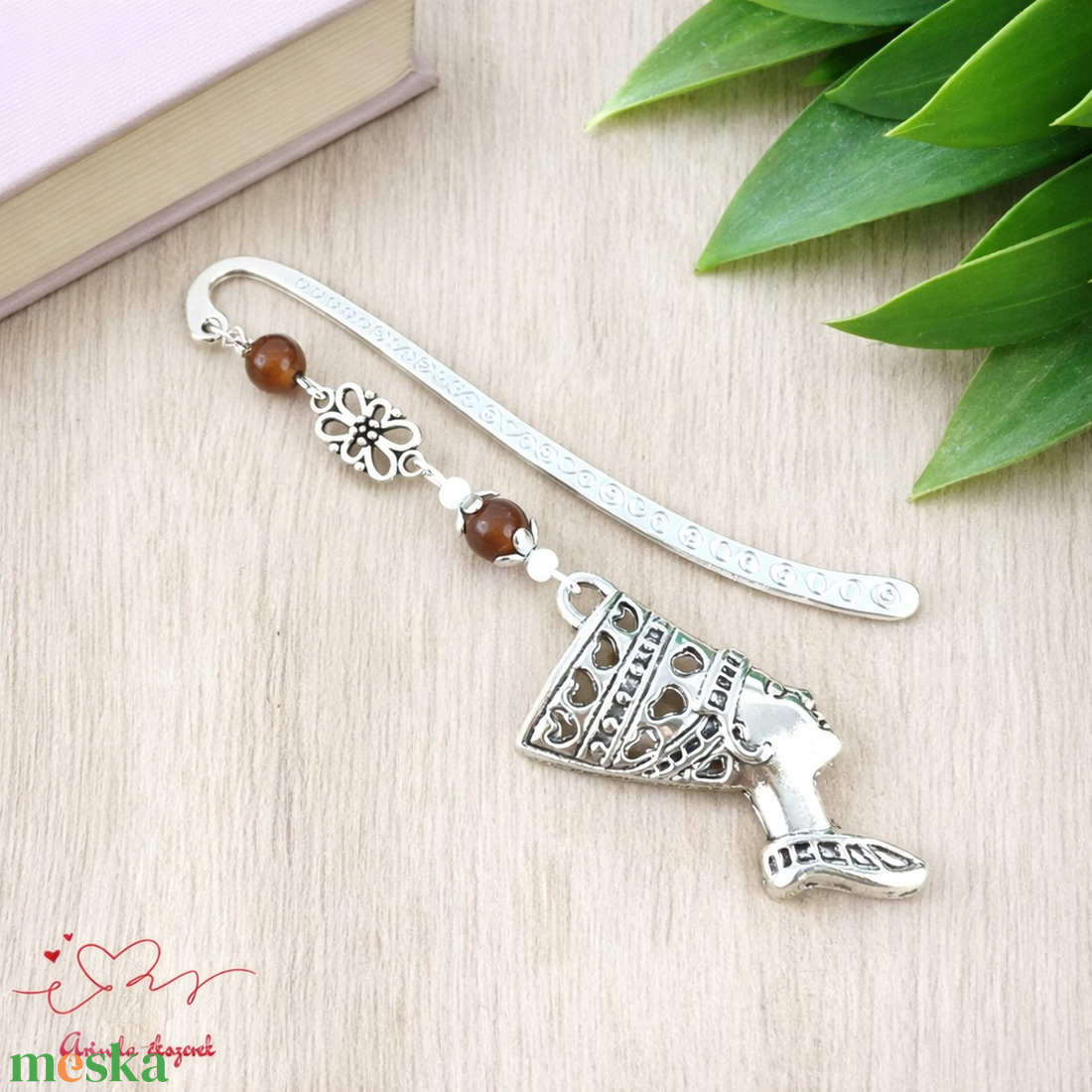 Barna fáraó mintás könyvjelző � történelemtanár ajándék - könyv & zene - könyvjelző - Meska.hu