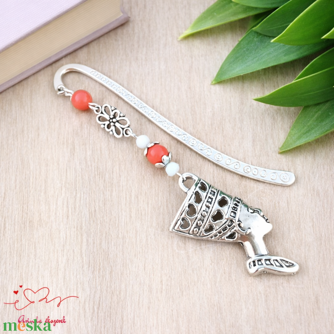 Narancs fáraó mintás könyvjelző � történelemtanár ajándék - könyv & zene - könyvjelző - Meska.hu