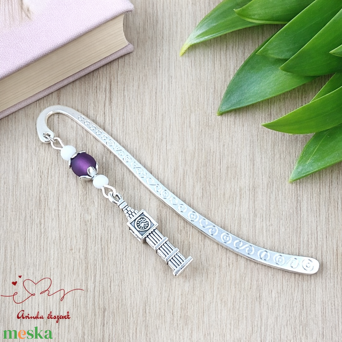 Big Ben könyvjelző � angoltanár ajándék pedagógusnapra, évzáróra, egyedi fém könyvjelző London motívummal - könyv & zene - könyvjelző - Meska.hu