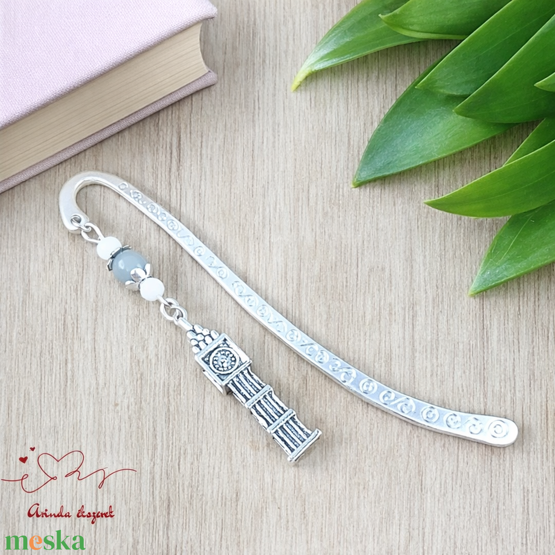 Big Ben könyvjelző � angoltanár ajándék pedagógusnapra, évzáróra, egyedi fém könyvjelző London motívummal - könyv & zene - könyvjelző - Meska.hu