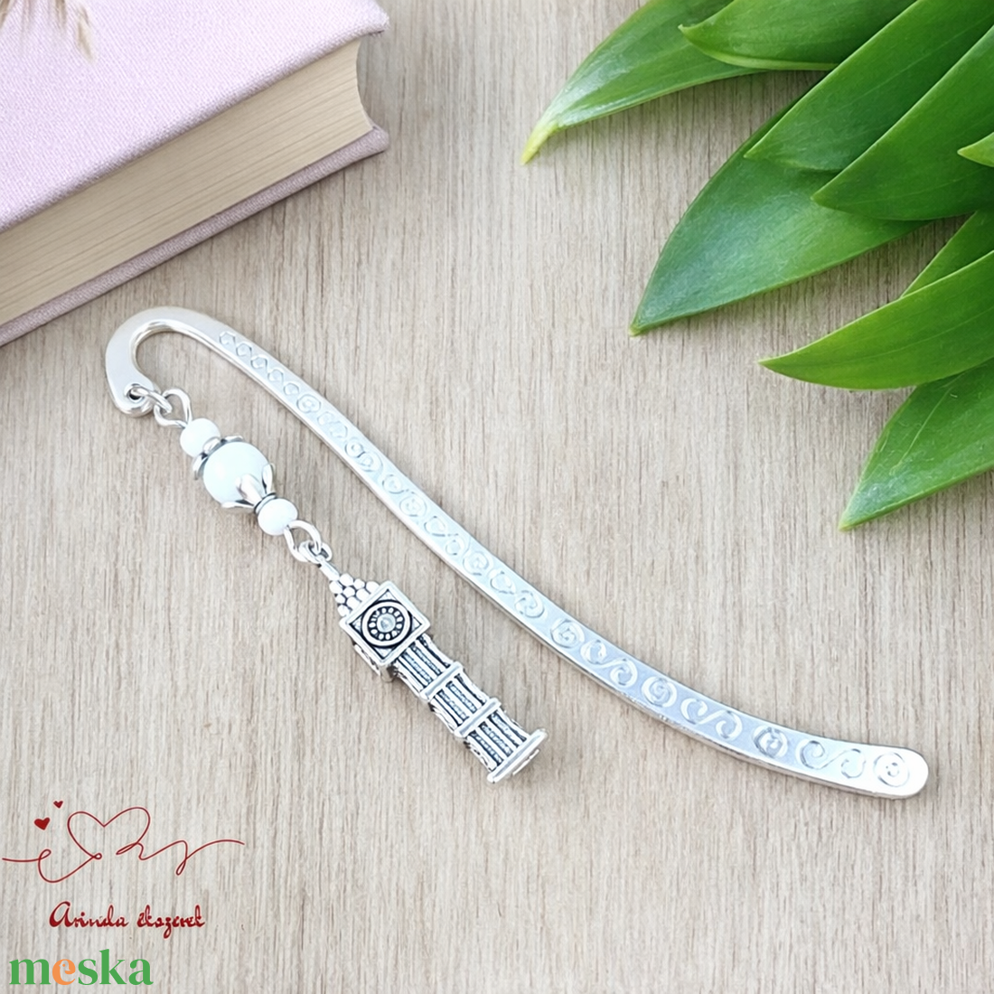 Big Ben könyvjelző � angoltanár ajándék pedagógusnapra, évzáróra, egyedi fém könyvjelző London motívummal - könyv & zene - könyvjelző - Meska.hu