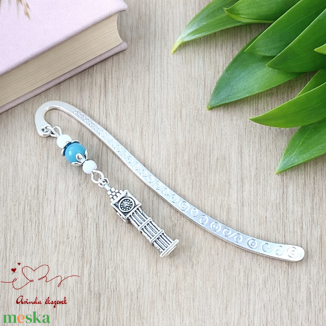 Big Ben könyvjelző � angoltanár ajándék pedagógusnapra, évzáróra, egyedi fém könyvjelző London motívummal - könyv & zene - könyvjelző - Meska.hu