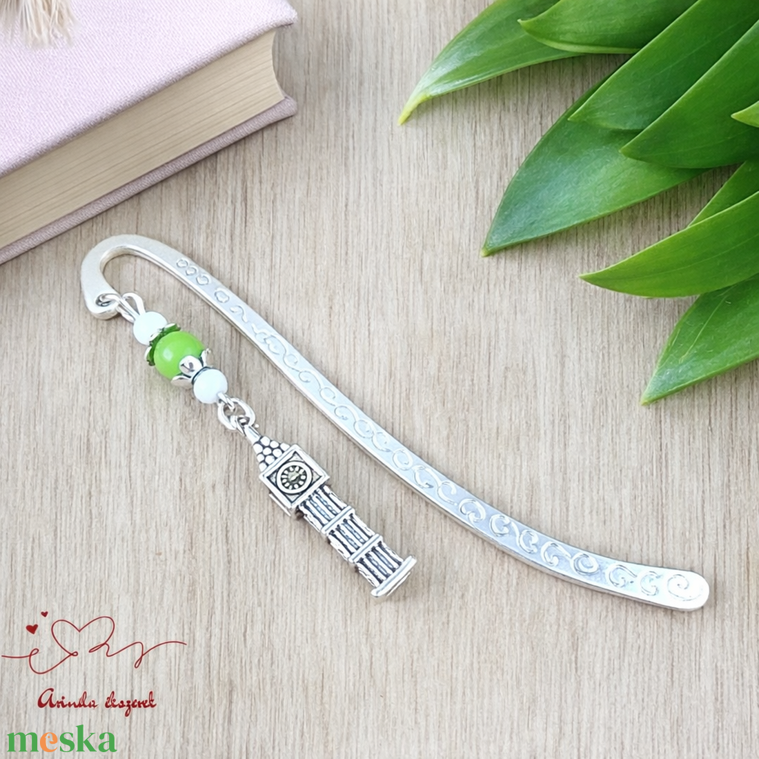 Big Ben könyvjelző � angoltanár ajándék pedagógusnapra, évzáróra, egyedi fém könyvjelző London motívummal - könyv & zene - könyvjelző - Meska.hu