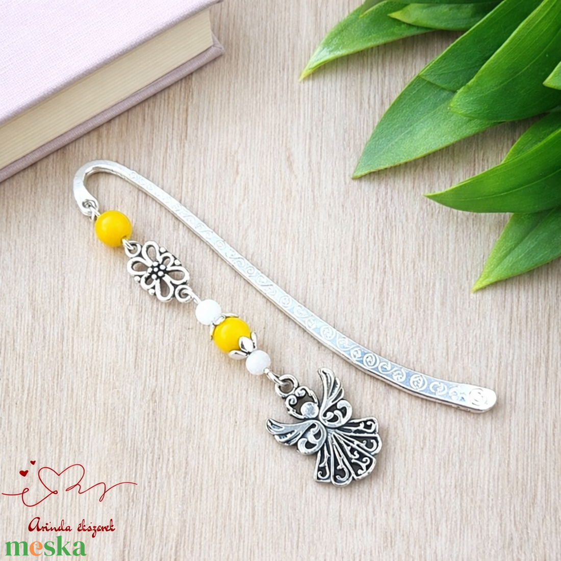 Angyalkás könyvjelző pedagógusnapra - kedves ajándék tanároknak és óvónőknek sárga színben - könyv & zene - könyvjelző - Meska.hu