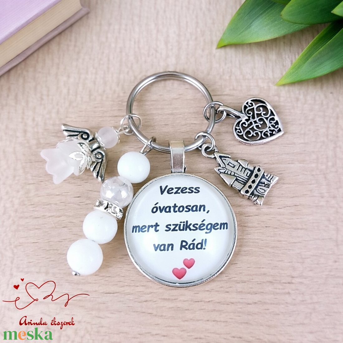 Vezess óvatosan, mert szükségem van Rád! autós kulcstartó � ajándék sofőröknek - táska & tok - kulcstartó & táskadísz - kulcstartó - Meska.hu