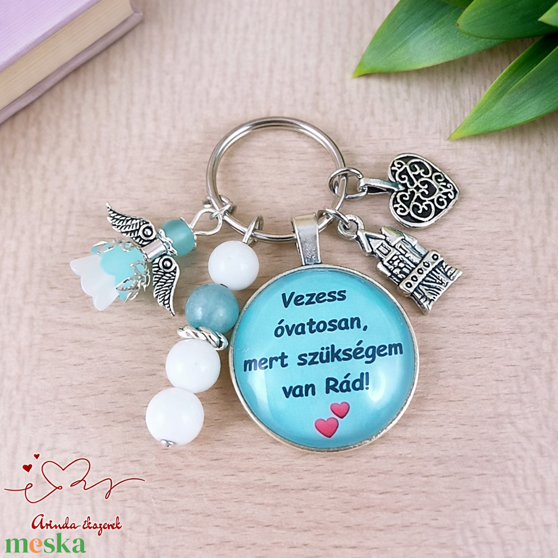 Vezess óvatosan, mert szükségem van Rád! autós kulcstartó � ajándék sofőröknek - táska & tok - kulcstartó & táskadísz - kulcstartó - Meska.hu