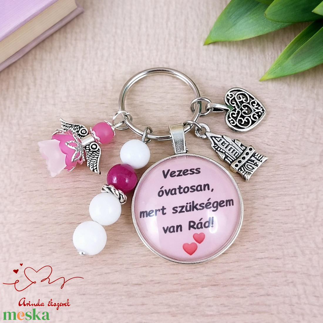 Vezess óvatosan, mert szükségem van Rád! autós kulcstartó � ajándék sofőröknek - táska & tok - kulcstartó & táskadísz - kulcstartó - Meska.hu
