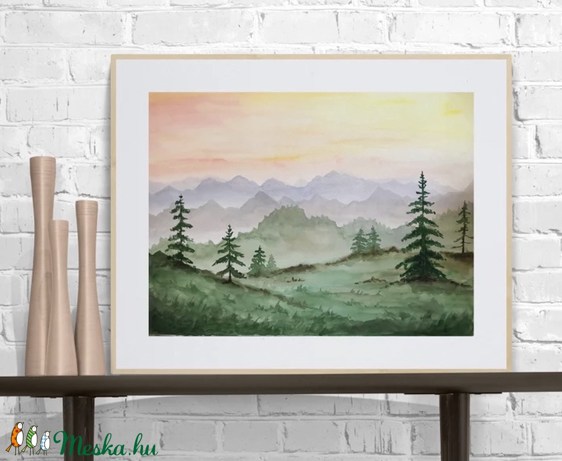 Eredeti akvarell (30x40) - Naplemente - művészet - festmény - akvarell - Meska.hu Eredeti akvarell (30x40) - Naplemente - művészet - festmény - akvarell - Meska.hu