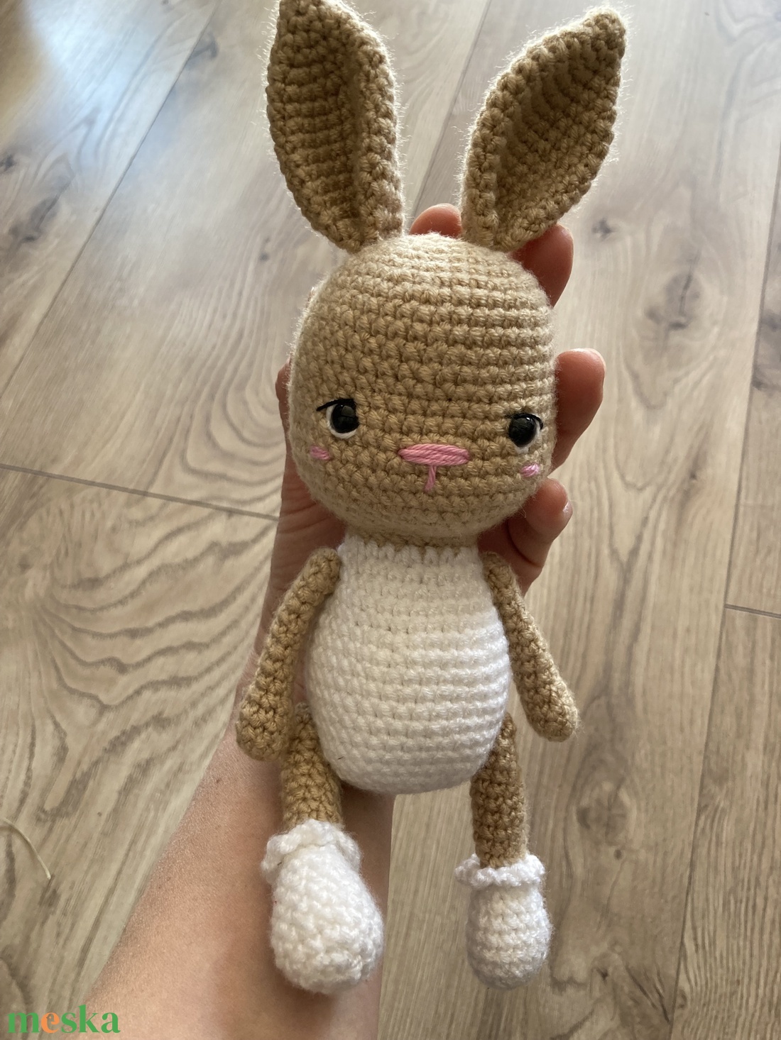 Öltöztethető horgolt kisnyuszi - játék & sport - plüssállat & játékfigura - nyuszi - Meska.hu