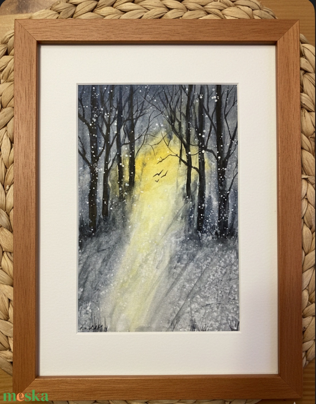 Téli csoda - akvarell - művészet - festmény - akvarell - Meska.hu
