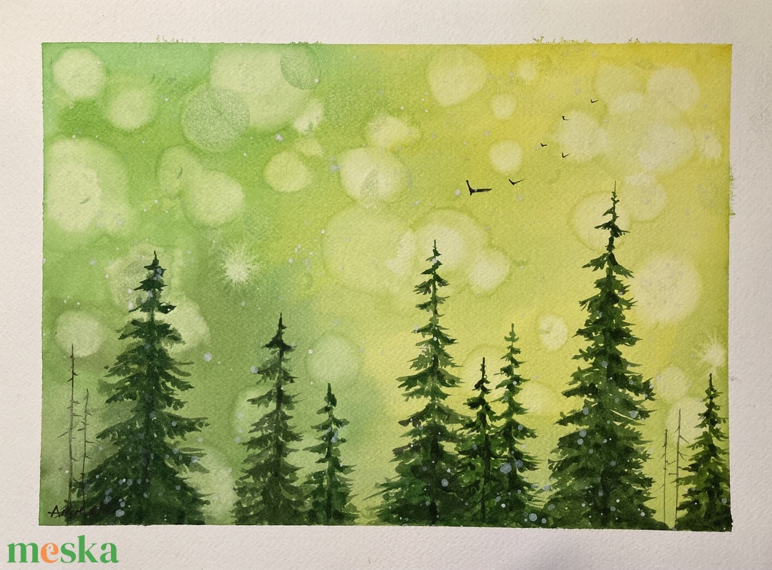 Eredeti akvarell - Fényben - művészet - festmény - akvarell - Meska.hu