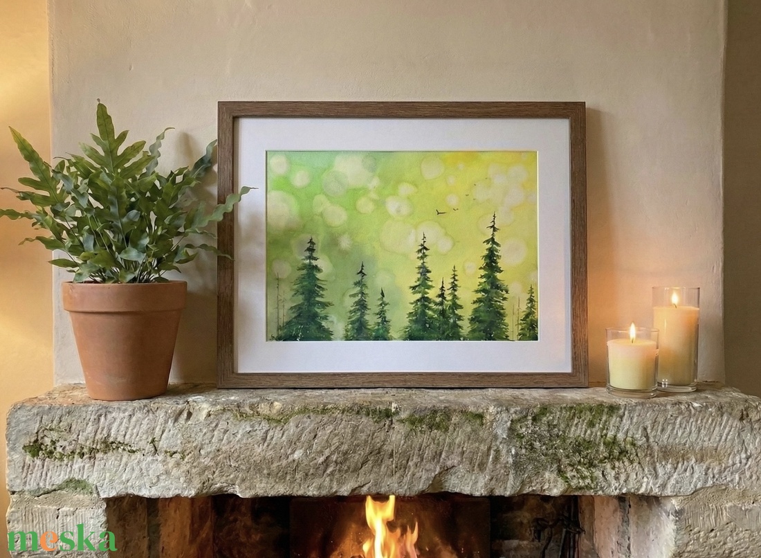 Eredeti akvarell - Fényben - művészet - festmény - akvarell - Meska.hu