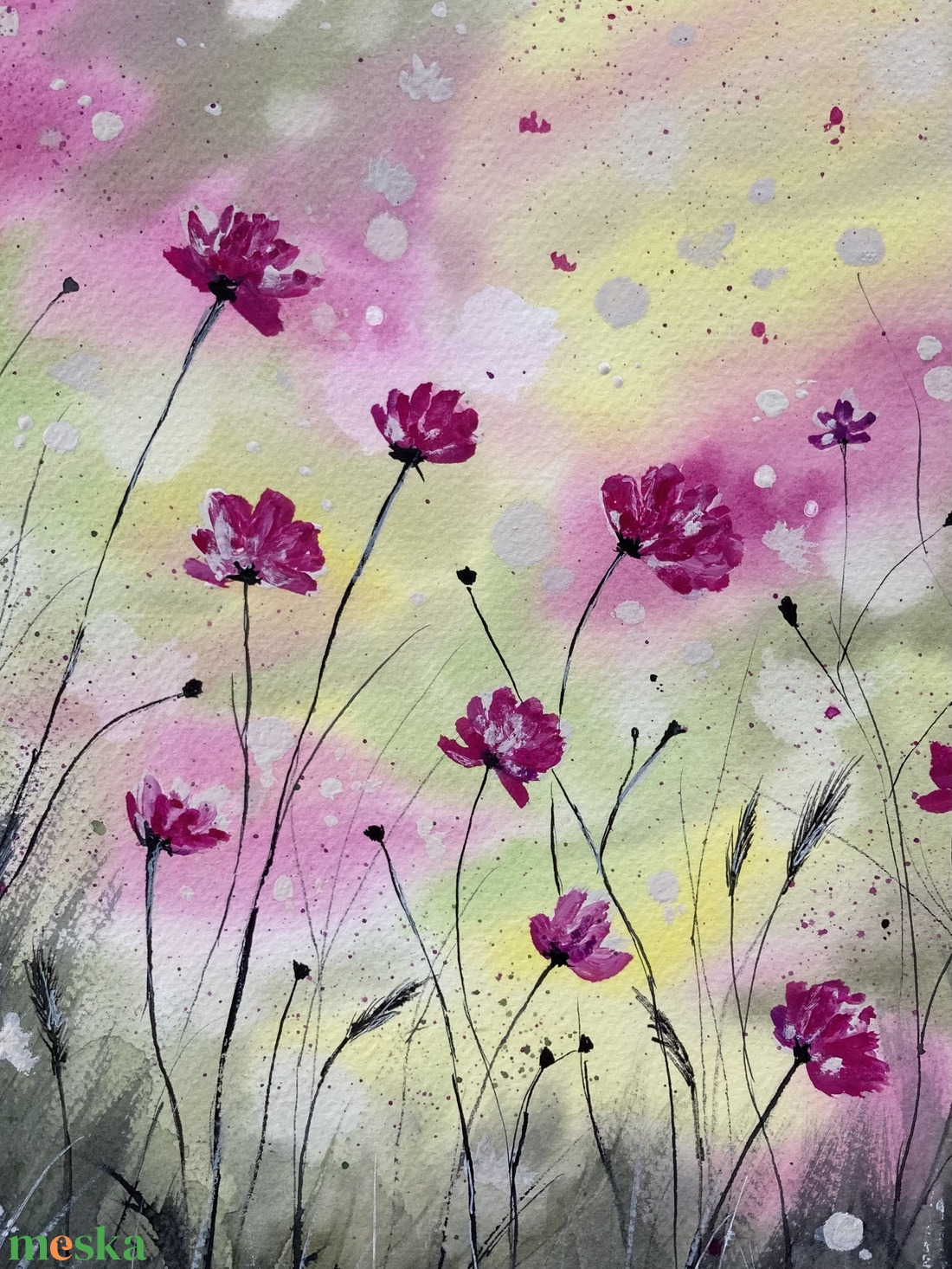 Eredeti akvarell - Tavaszra várva - művészet - festmény - akvarell - Meska.hu