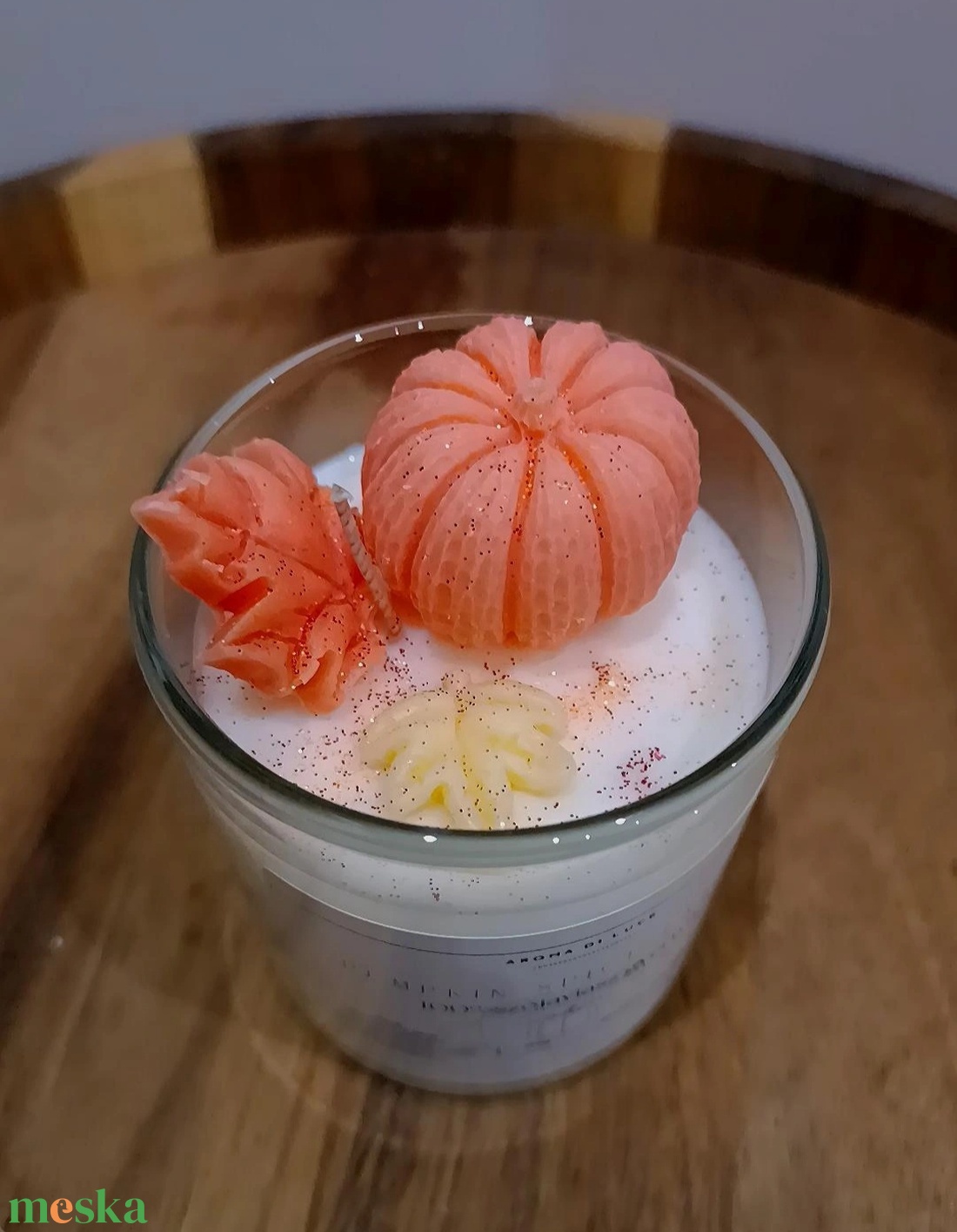 Szójagyertya Pumpkin - otthon & életmód - gyertya, illat, aroma - gyertya - Meska.hu