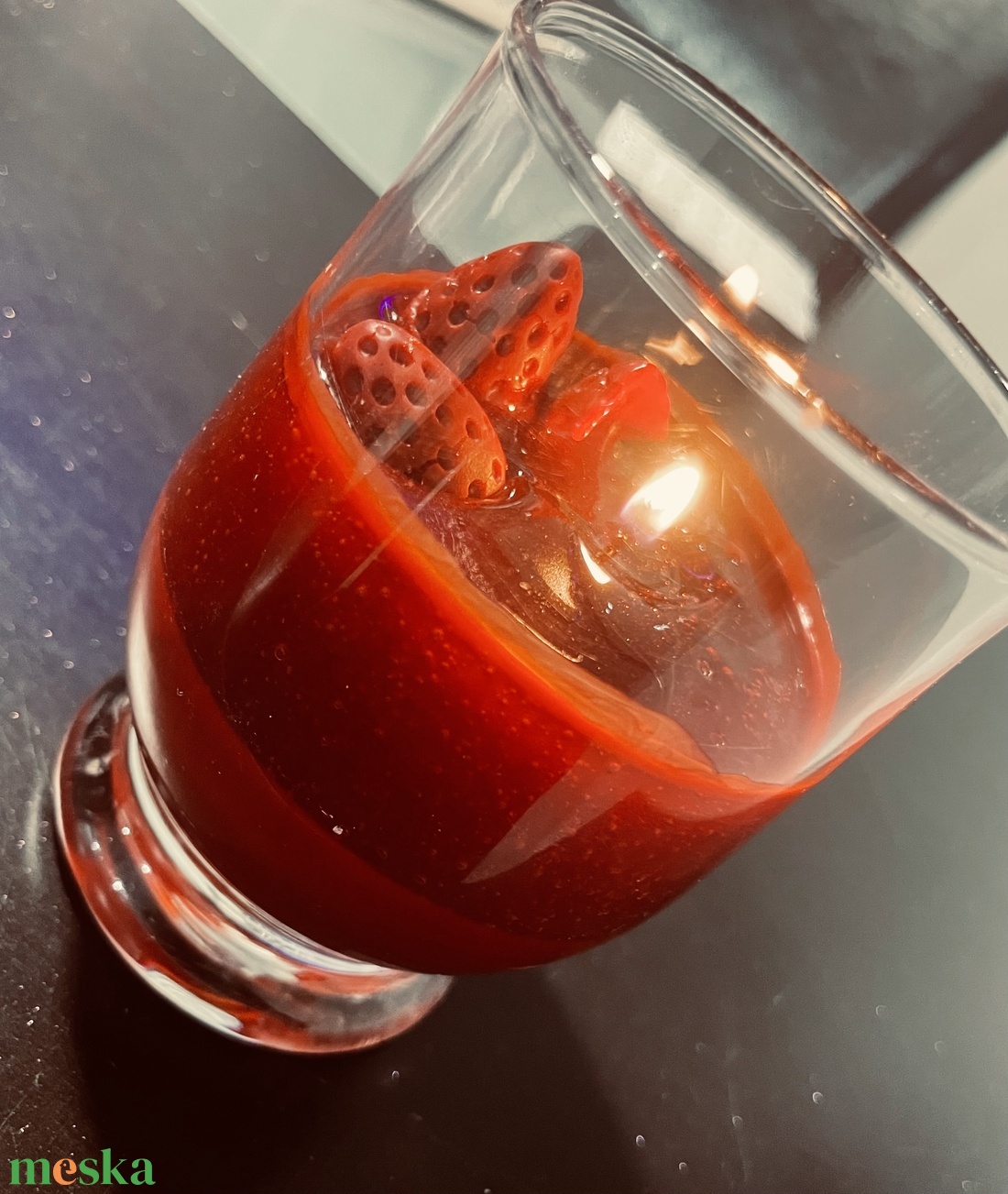 Eperillatú gyertya - otthon & életmód - gyertya, illat, aroma - gyertya - Meska.hu