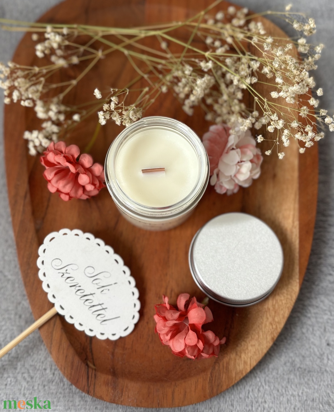 Aromé Málnás Limonádé Szójaviasz Gyertya - otthon & életmód - gyertya, illat, aroma - aromalámpa - Meska.hu