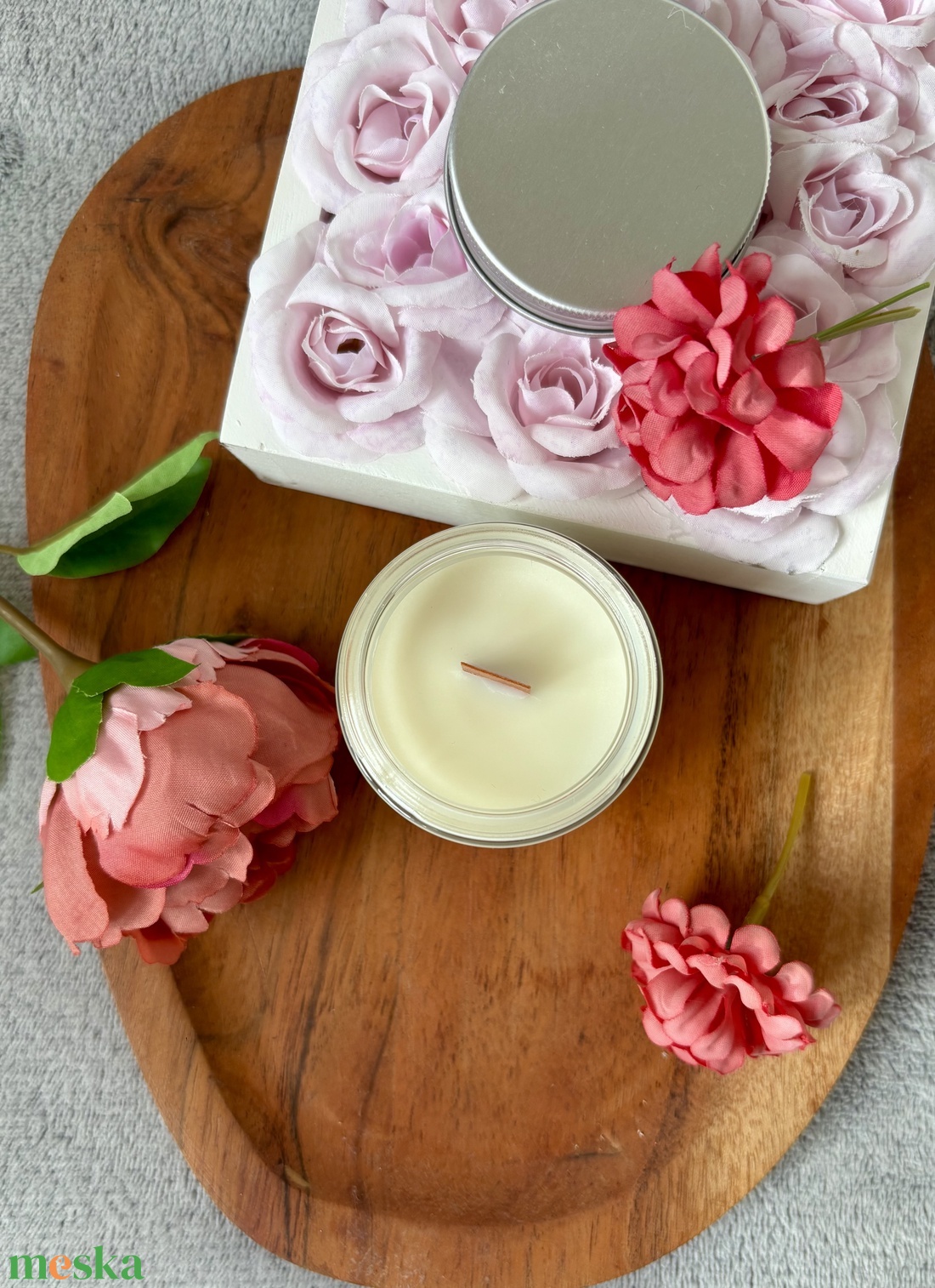 Aromé Epres Álom Szójaviasz Gyertya - otthon & életmód - gyertya, illat, aroma - párologtató - Meska.hu