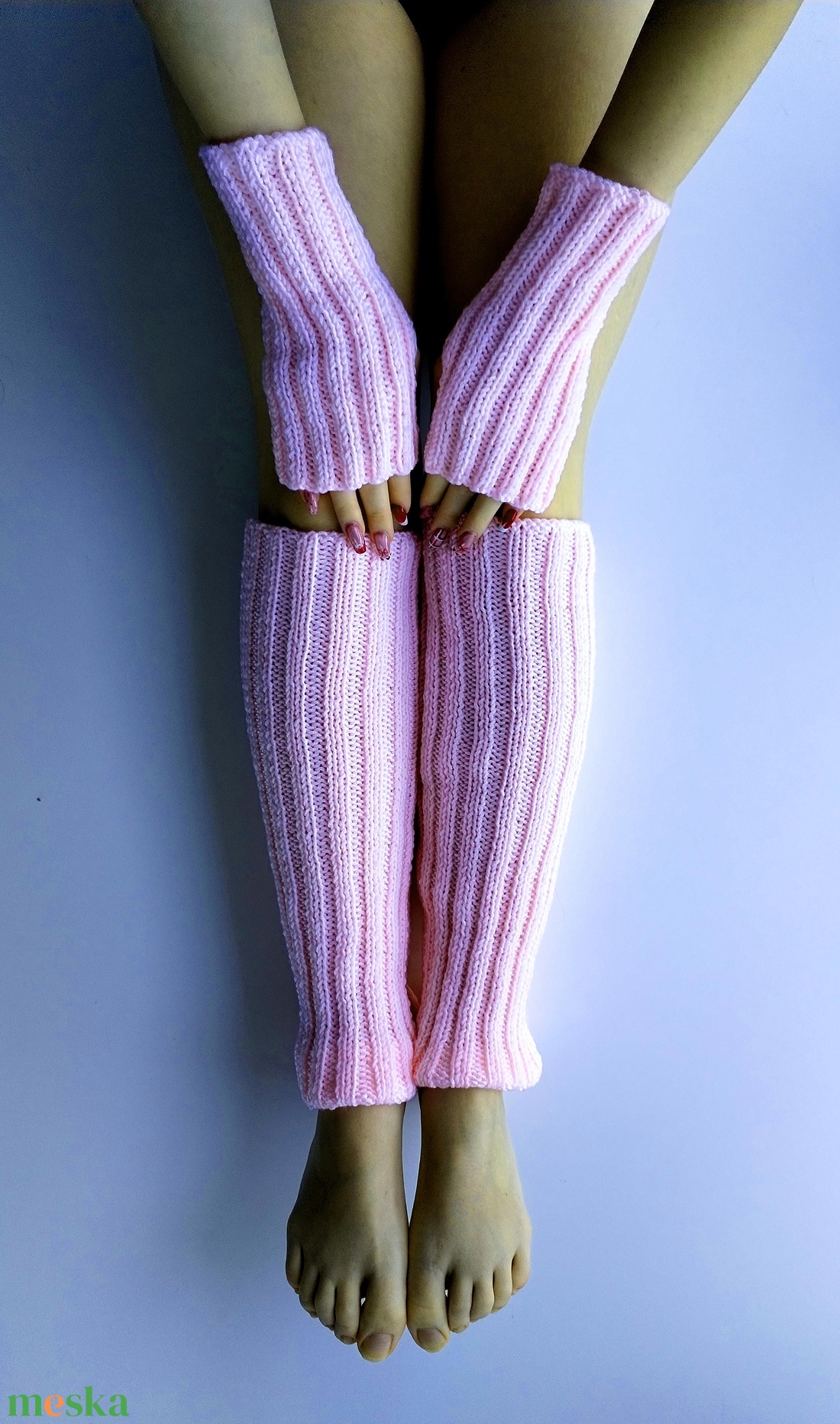 Láb- és kézmelegítő szett - ruha & divat - cipő & papucs - lábszármelegítő - Meska.hu