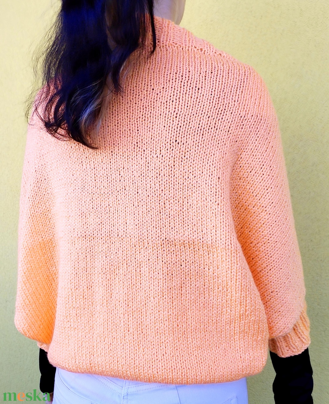 Kézzel kötött shrug/kardigán - ruha & divat - női ruha - kardigánok - Meska.hu