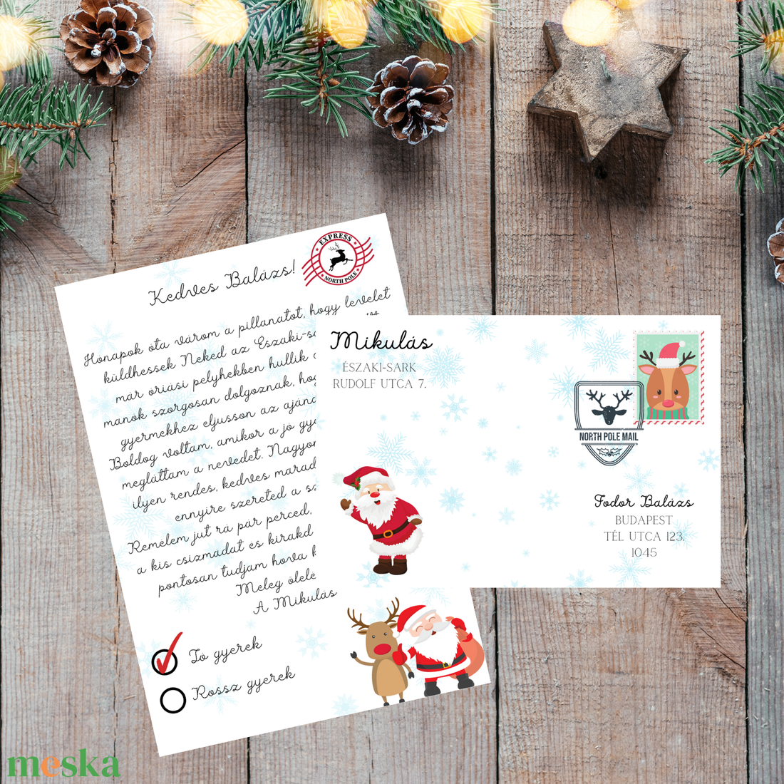Levél a Mikulástól  - karácsony - mikulás - mikulás ajándékok - Meska.hu