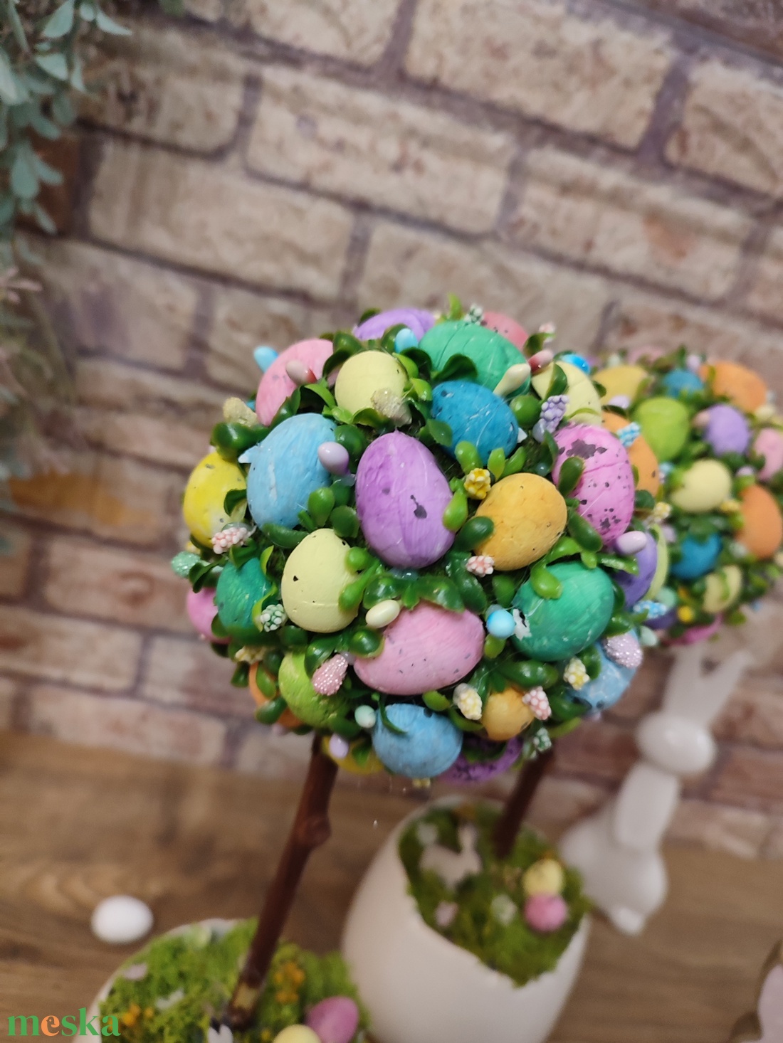 Húsvéti tojásfa, kicsi élénk színű  - otthon & életmód - dekoráció - asztal és polc dekoráció - asztaldísz - Meska.hu