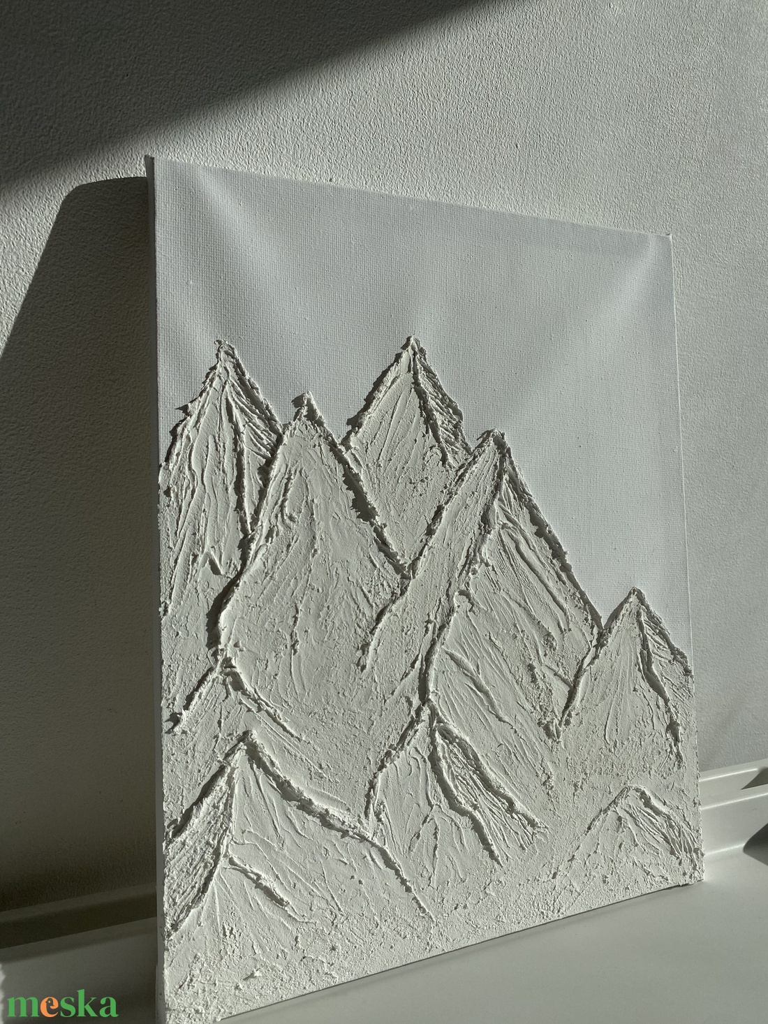 'Csendes csúcsok' hegy festmény - művészet - festmény - festmény vegyes technika - Meska.hu