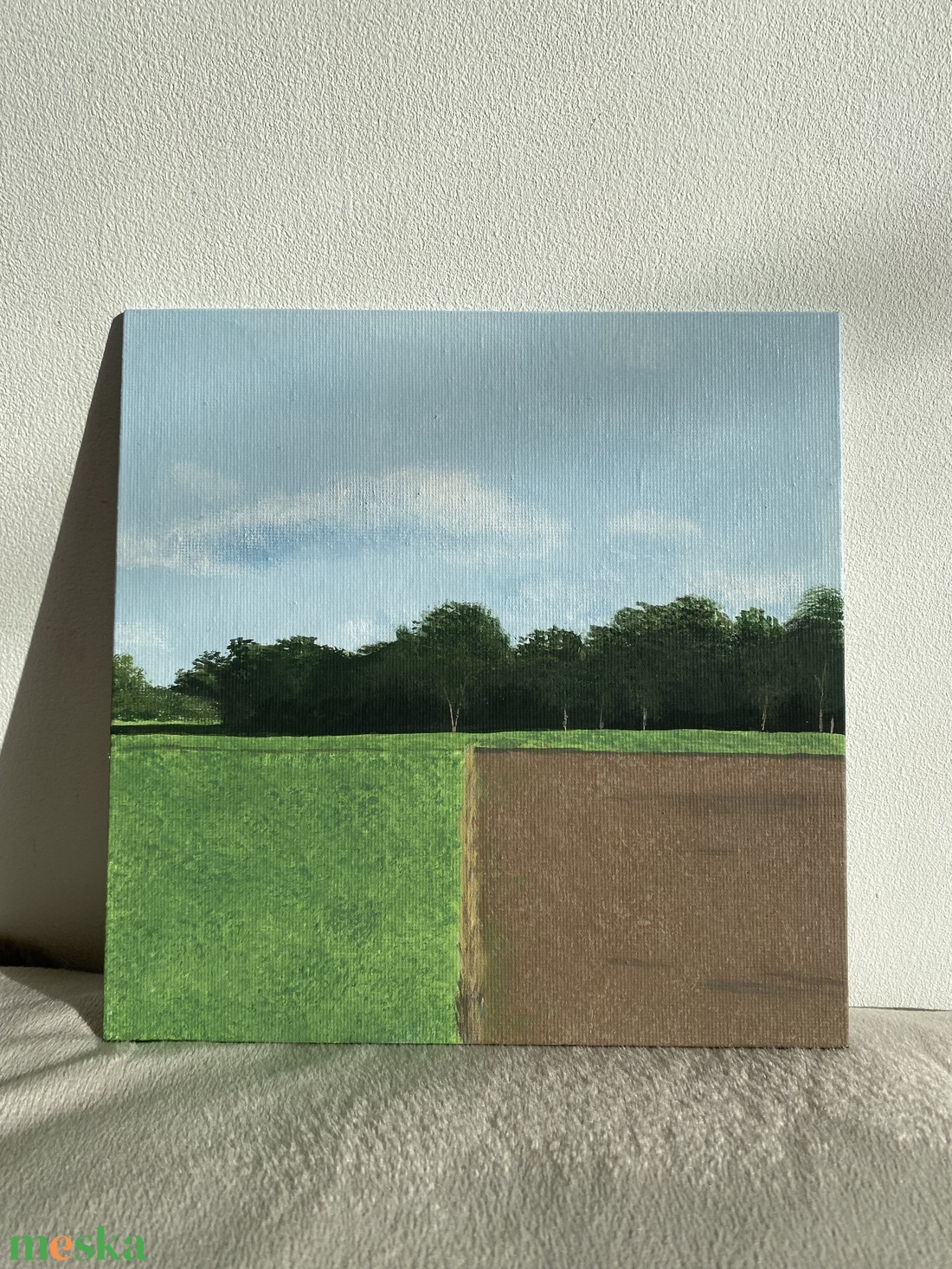 Tájfestmény - művészet - festmény - akril - Meska.hu