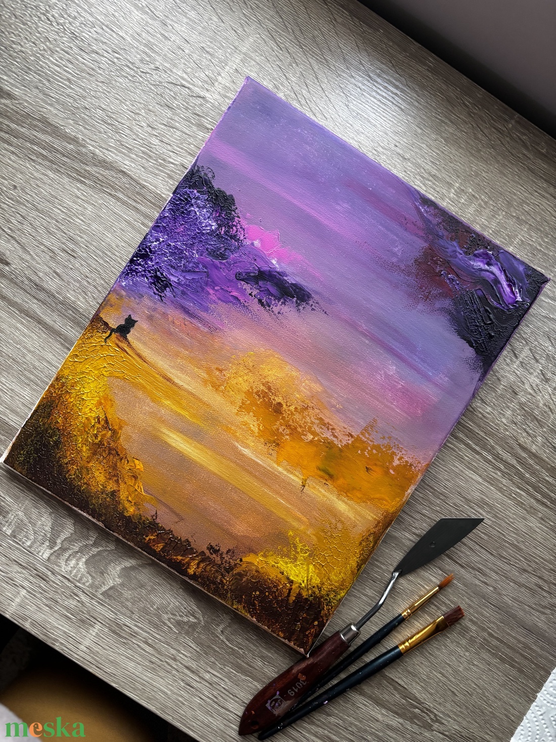 Lumen � 24�30 cm eredeti akrilfestmény - művészet - festmény - akril - Meska.hu