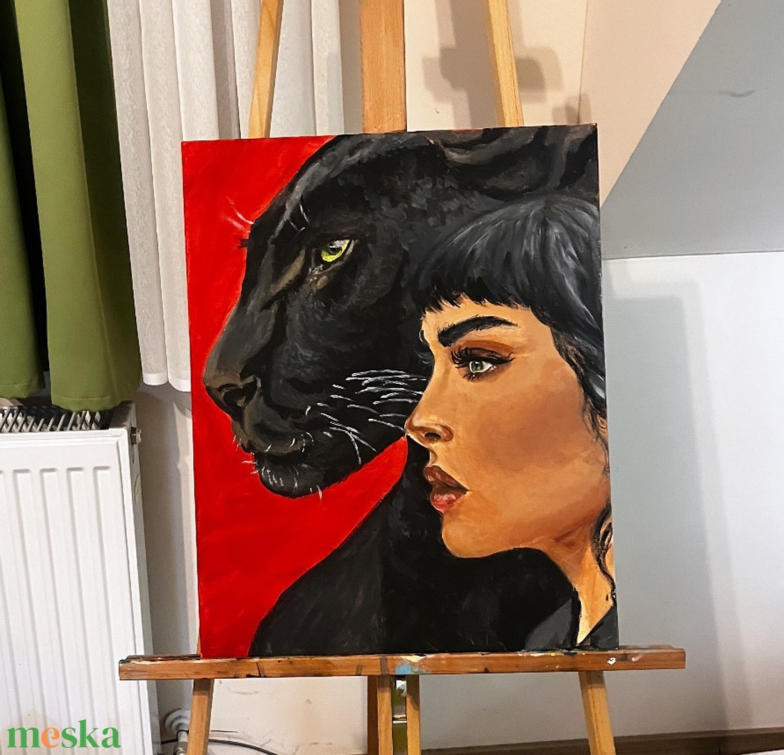 The fire within - művészet - festmény - akril - Meska.hu