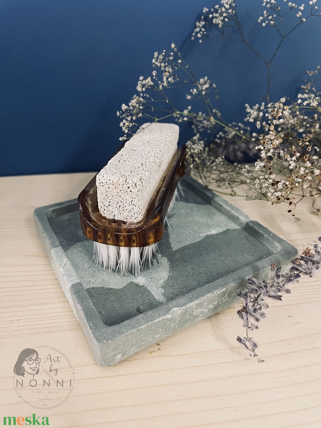 Beton alátét - négyzet - otthon & életmód - konyhafelszerelés, tálalás - tálalás - tányér- és poháralátét - Meska.hu