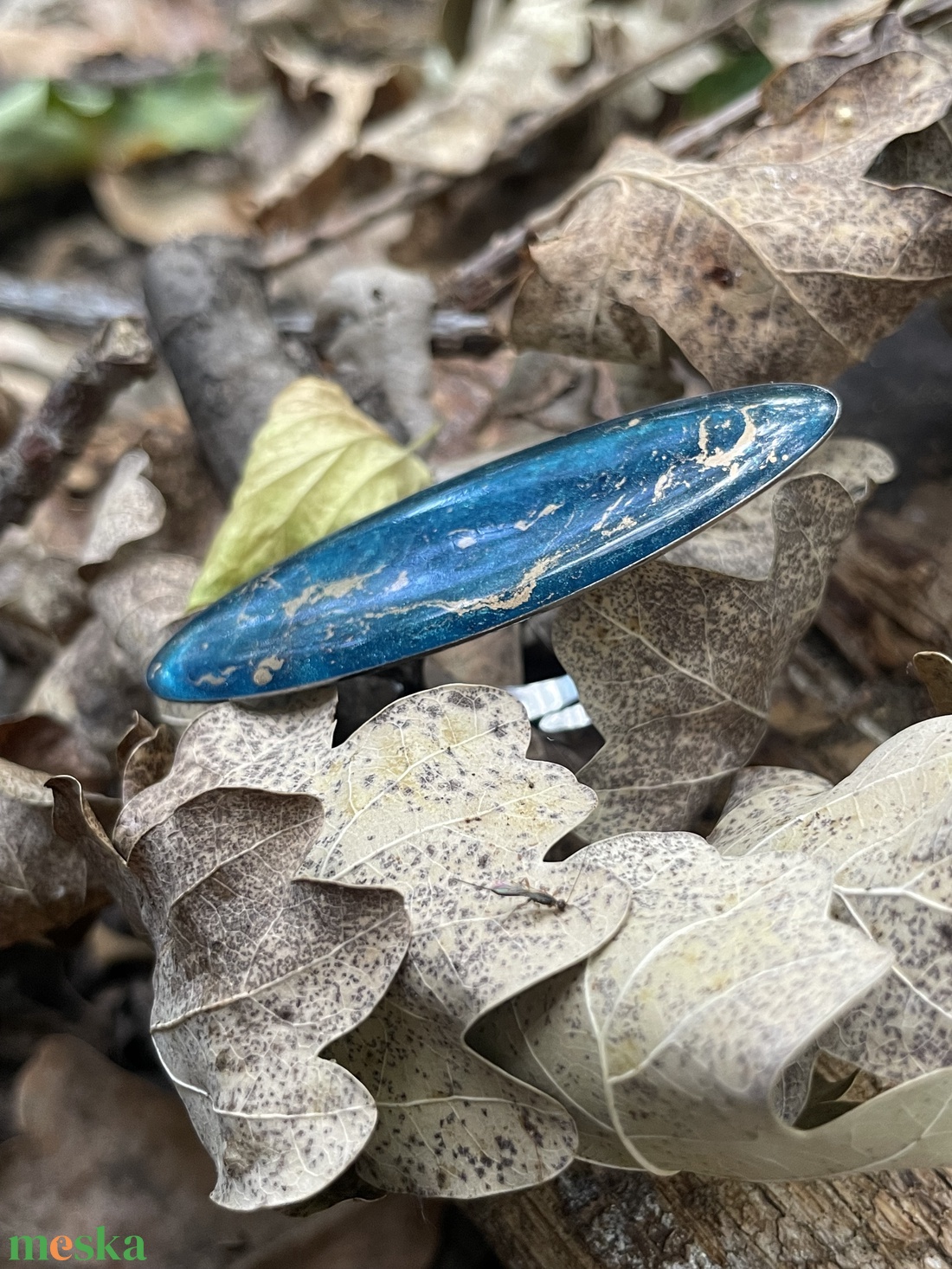 Egyedi műgyanta gyűrű - ékszer - gyűrű - vékony gyűrű - Meska.hu