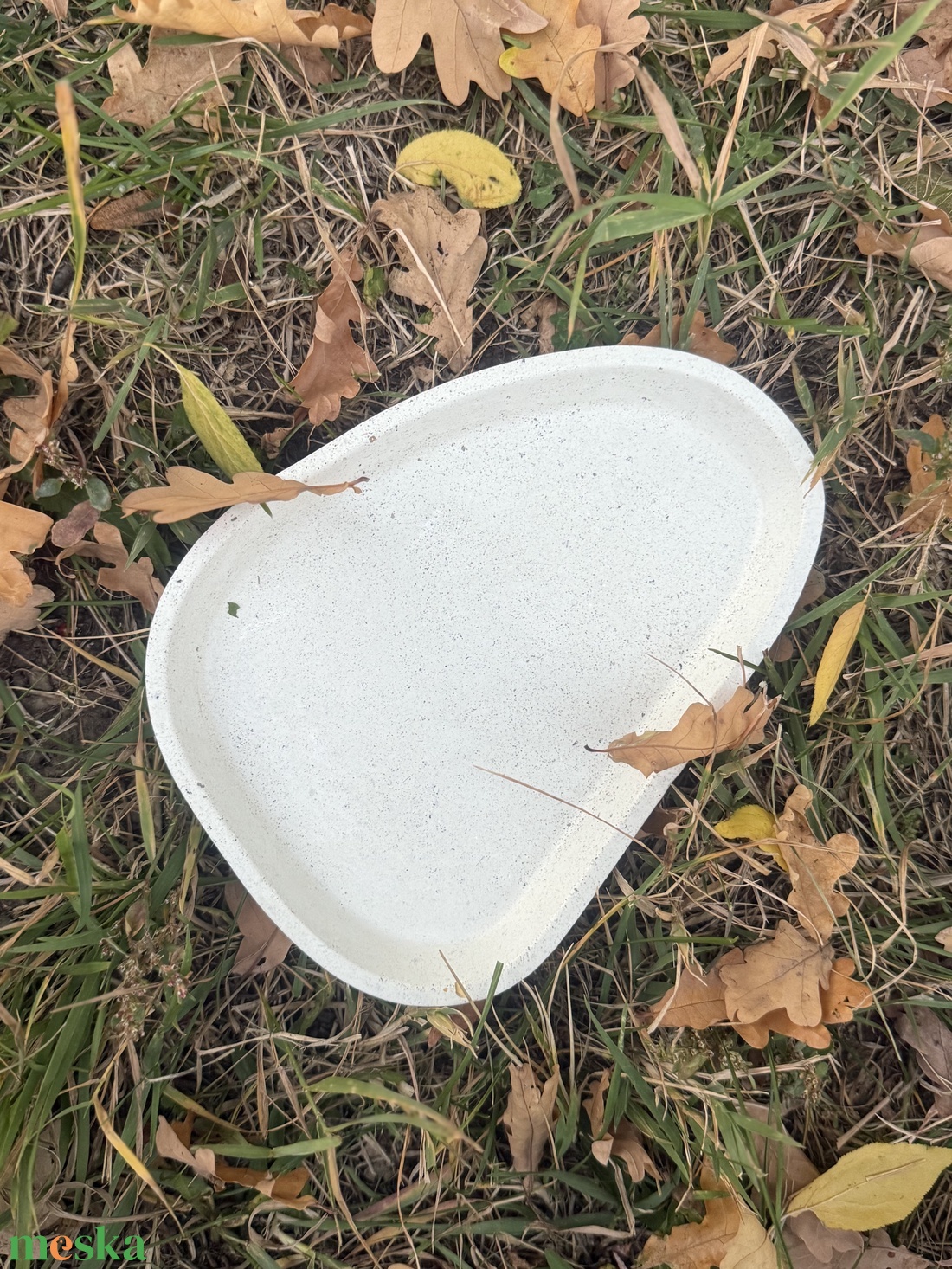 Beton dísztál - ékszer - ékszertartó - ékszertartó tál - Meska.hu