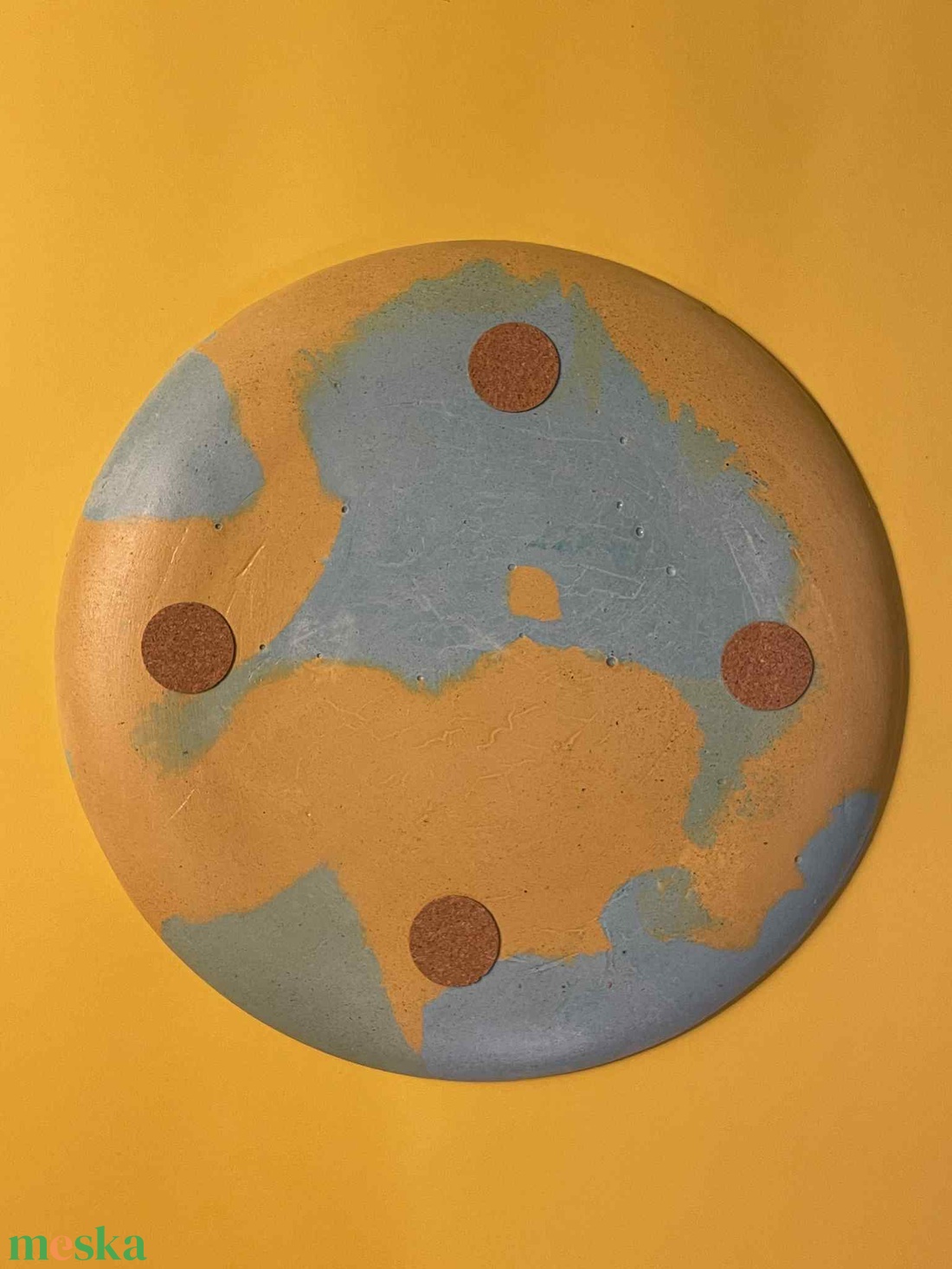 Beton tál - 25.5 cm átmérő - otthon & életmód - dekoráció - asztal és polc dekoráció - dekorációs tál, tartó - Meska.hu