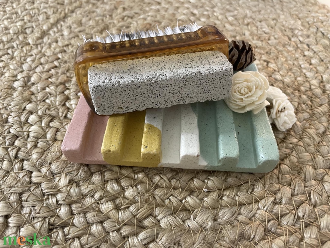 Beton szappantartó - otthon & életmód - fürdőszoba - szappantartó - Meska.hu