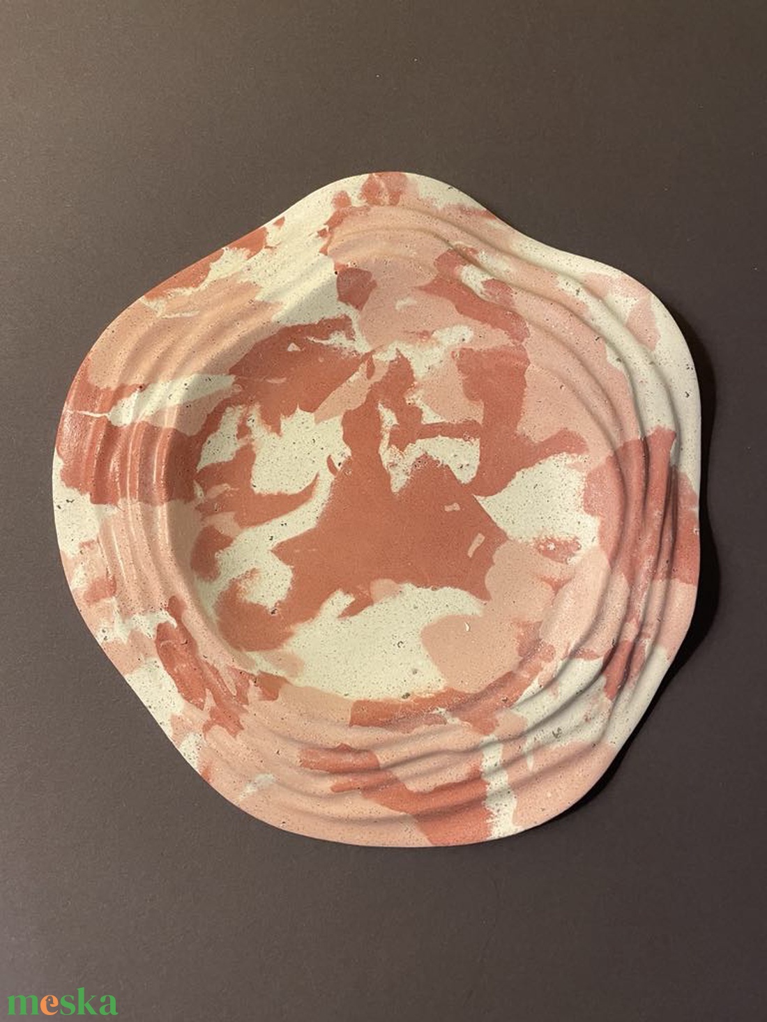 Beton ékszertartó tál - otthon & életmód - dekoráció - asztal és polc dekoráció - dekorációs tál, tartó - Meska.hu