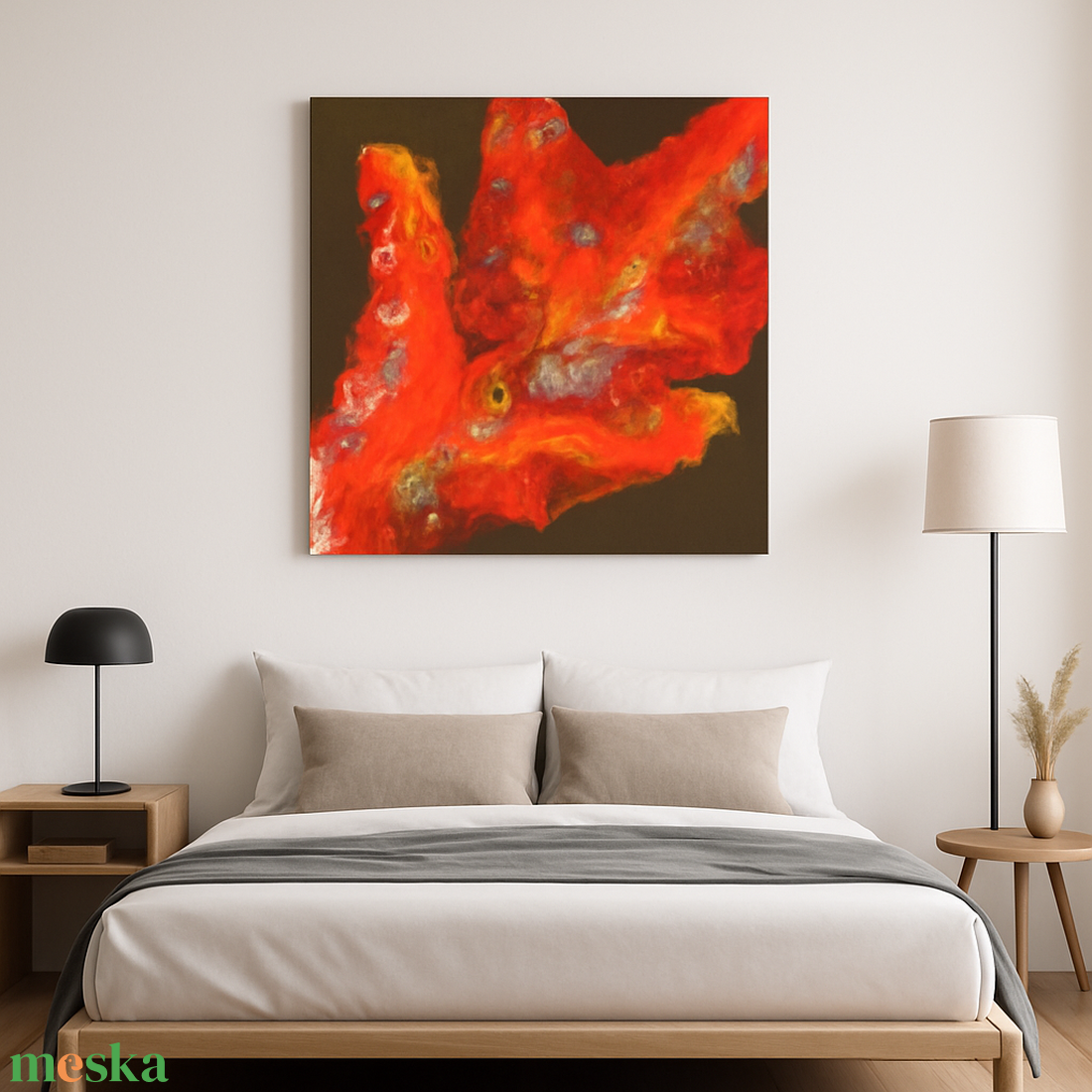 Láng fluid art festmény  - művészet - festmény - akril - Meska.hu