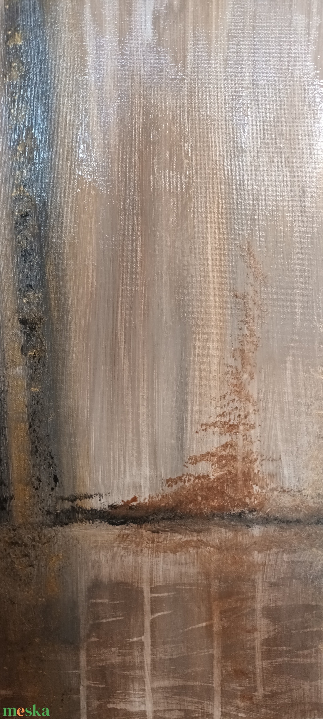 Emlékeim horizontja-egyedi absztrakt festmény - művészet - festmény - akril - Meska.hu