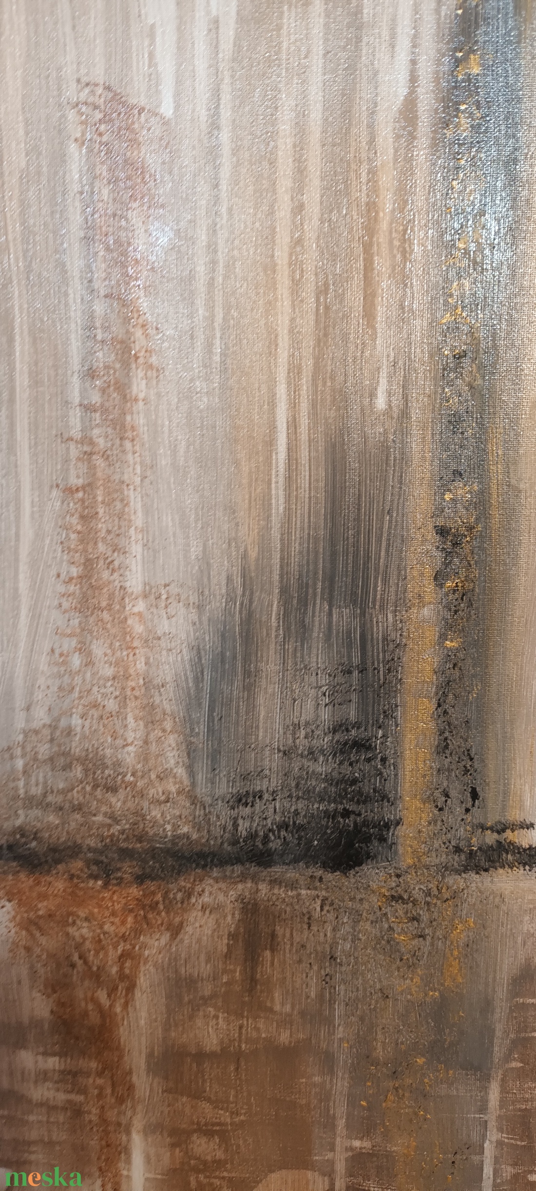 Emlékeim horizontja-egyedi absztrakt festmény - művészet - festmény - akril - Meska.hu