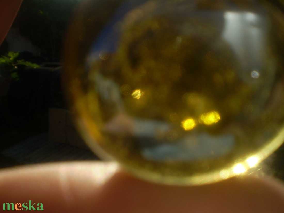 ÜVEGCSEPP halvány karamellszinü nagyobb  fél kg olcsón - kellékek & szerszámok - dekorációs kellékek - mozaik - Meska.hu