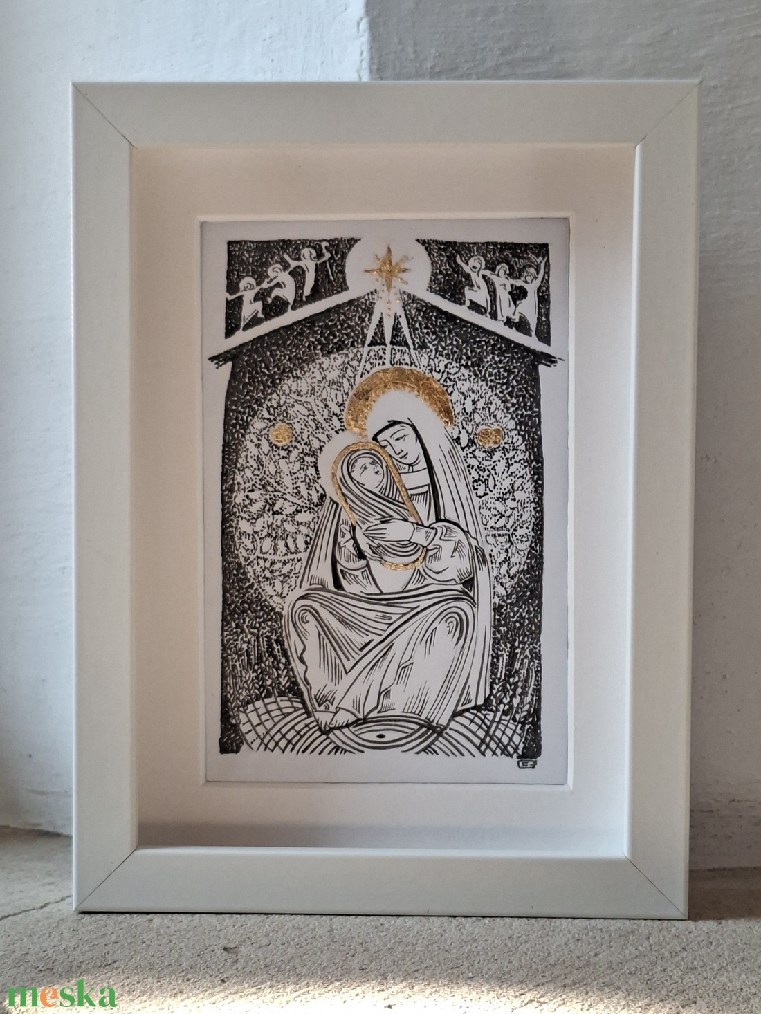 Betlehem, Betlehem... - művészet - grafika & illusztráció - tus - Meska.hu