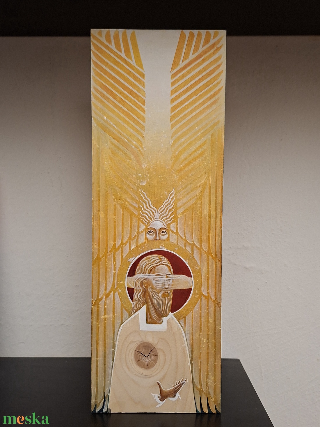 Szent József be-látása - művészet - festmény - akril - Meska.hu