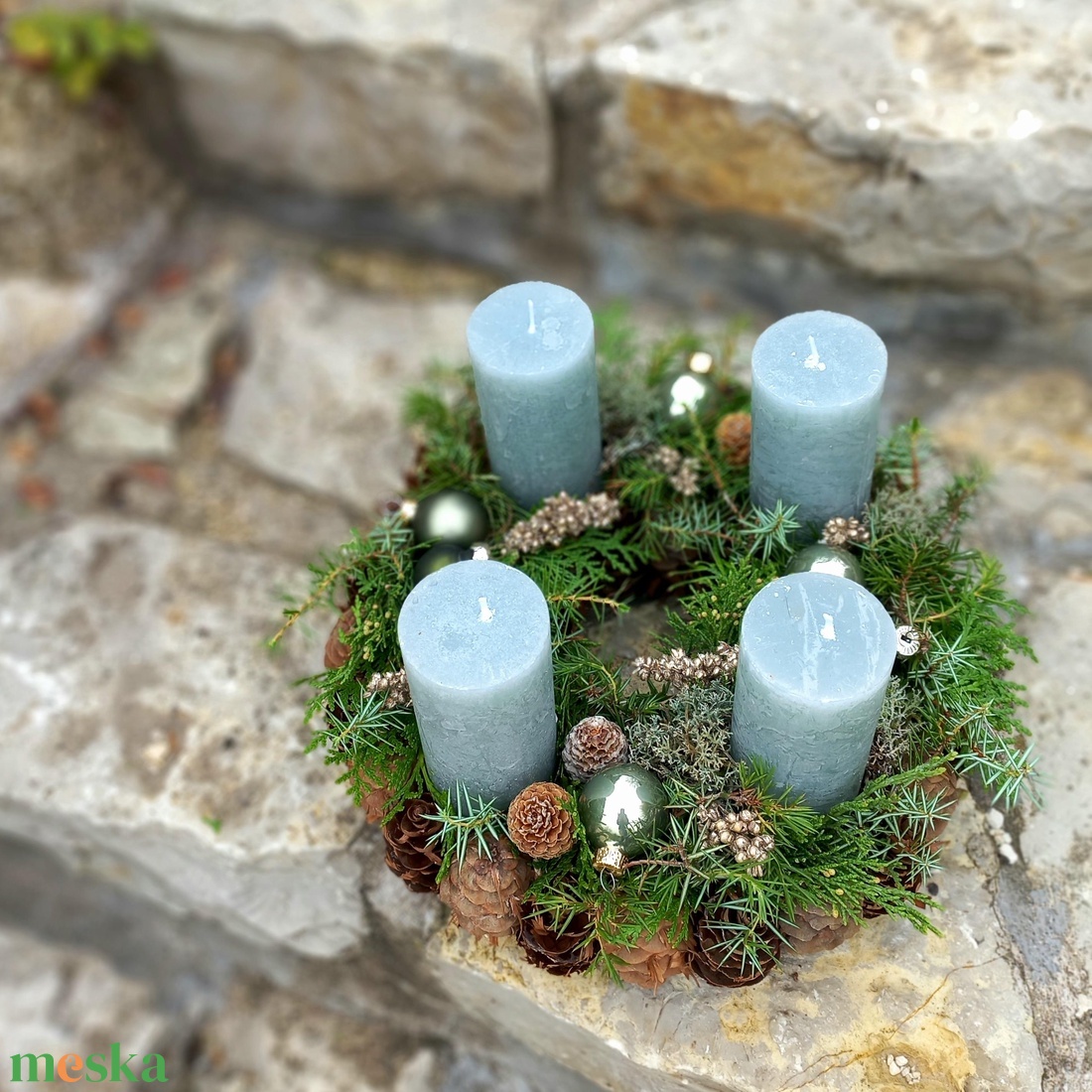 TOBOZ adventi koszorú - karácsony - adventi díszek - adventi koszorú - Meska.hu