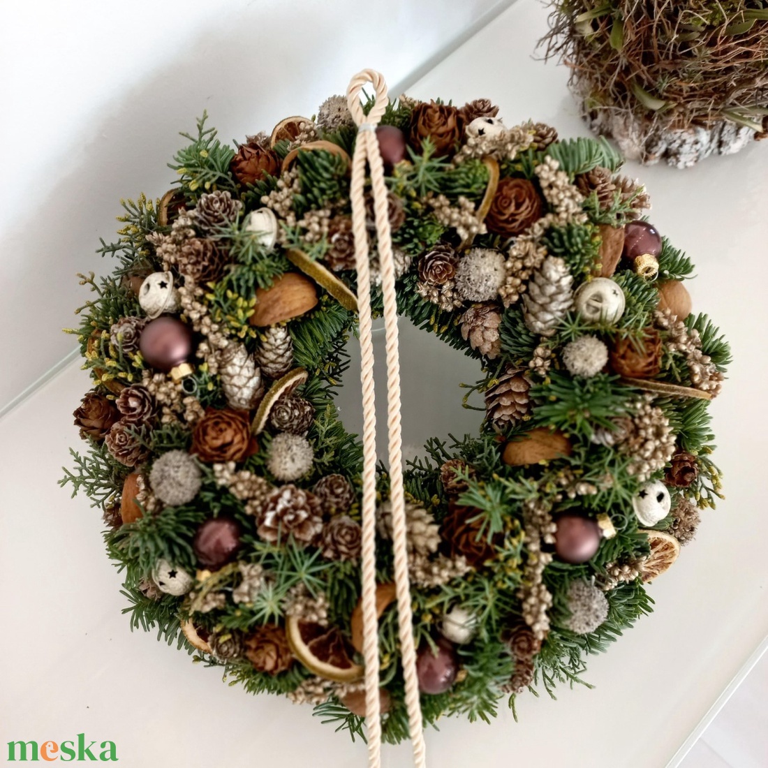 PEZSGŐ karácsonyi ajtódísz - karácsony - adventi díszek - adventi ajtódísz - Meska.hu PEZSGŐ karácsonyi ajtódísz - karácsony - adventi díszek - adventi ajtódísz - Meska.hu