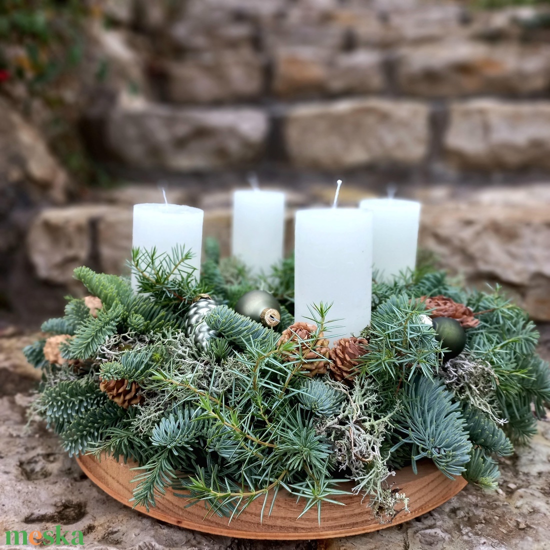 NOBILIS adventi koszorú - karácsony - adventi díszek - adventi koszorú - Meska.hu NOBILIS adventi koszorú - karácsony - adventi díszek - adventi koszorú - Meska.hu