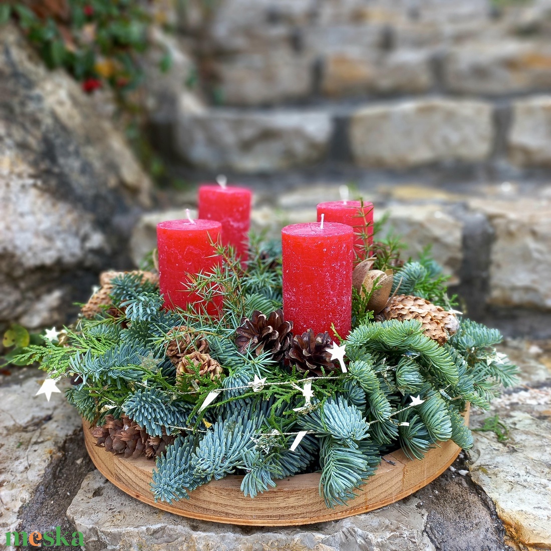 NOBILIS adventi koszorú - karácsony - adventi díszek - adventi koszorú - Meska.hu NOBILIS adventi koszorú - karácsony - adventi díszek - adventi koszorú - Meska.hu