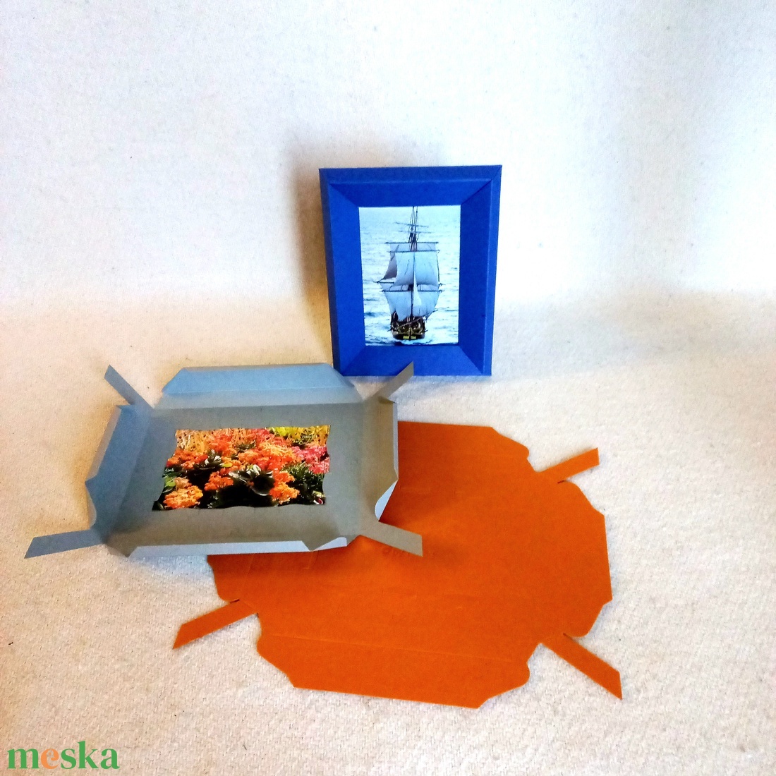 karton hajtogatható képkeret - kellékek & szerszámok - hobby fa alapanyag - képkeret - Meska.hu